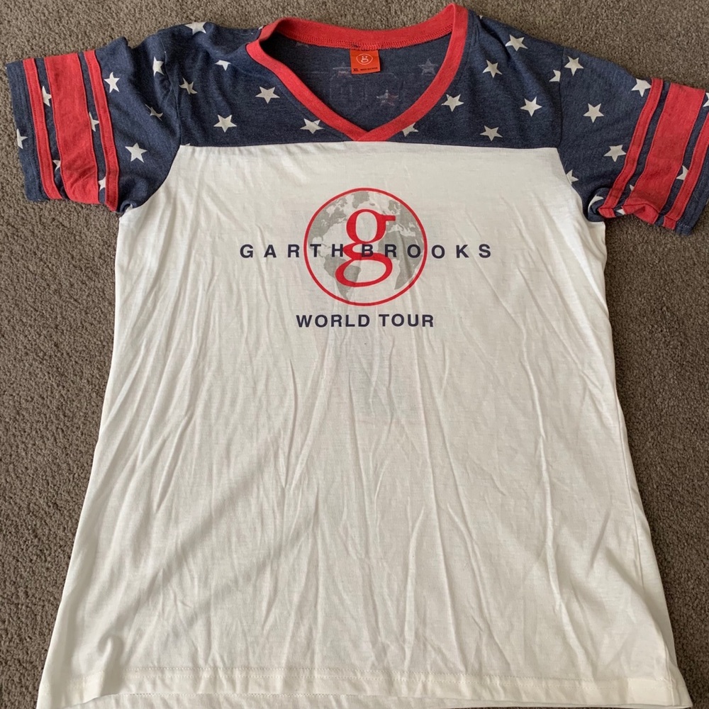 Garth Brooks official tour baseball tshirt